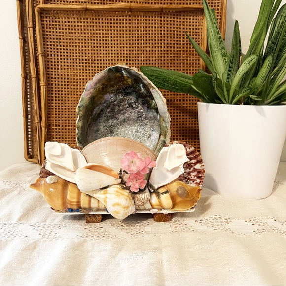 VTG | Retro 1950s MCM Abalone Shell Art Sculpture - Picture 2 of 16